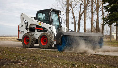 Bobcat_Attachment_-_Angle_Broom_3 Angle Broom