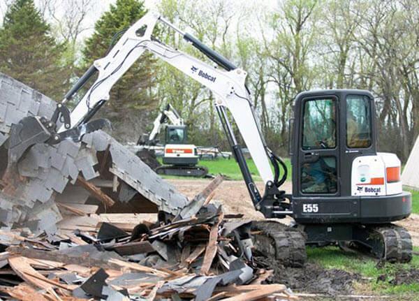 Bobcat_Mini_Excavators_-_E55_7 E55 Compact Excavator