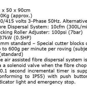 Mutli Roving Glass Fiber Chopper