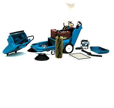 Image of the Tennant 3640 expand view 3640 Sweeper