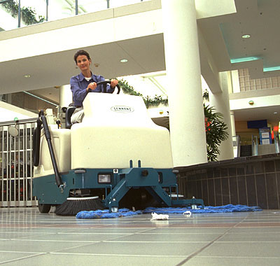 Image of the Tennant 6200 retail 6200 Compact Rider Sweeper