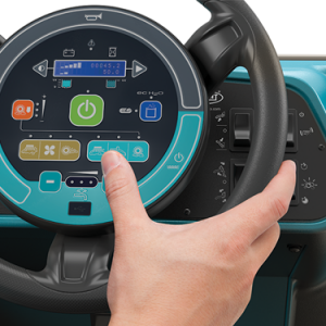 M17 Battery-Powered Rider Sweeper-Scrubber