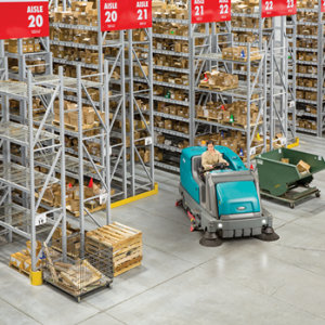 M17 Battery-Powered Rider Sweeper-Scrubber