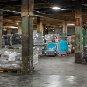 M17 Battery-Powered Rider Sweeper-Scrubber