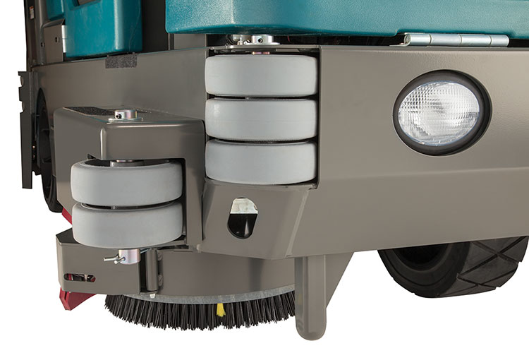 M20 Cushioned Rollers M20 Integrated Rider Sweeper-Scrubber