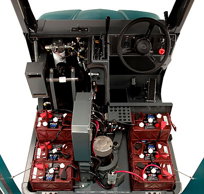 Image of the Tennant S20 battery S20 Compact Mid-sized Rider Sweeper