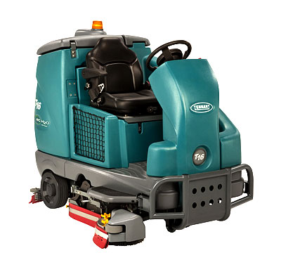 T16 Battery-Powered Ride-on Scrubber-Dryer T16 Battery-Powered Ride-on Scrubber-Dryer